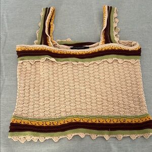 Multicolor Crochet Women’s Top